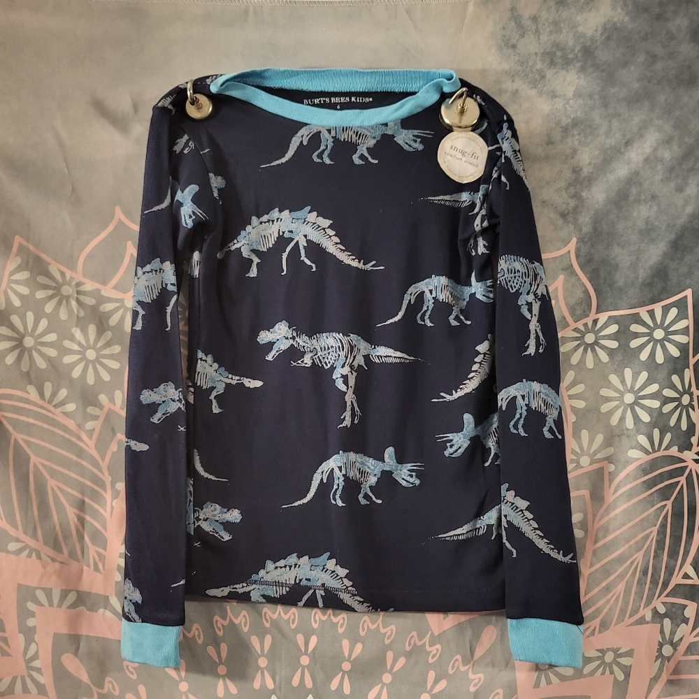 Burts Bees Dinosaur PJ top